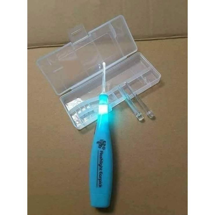 Bộ Lấy Ráy Tai Phát Sáng Có Đèn  + 1 đầu gắp) 19999đ/1 hộp - gd36