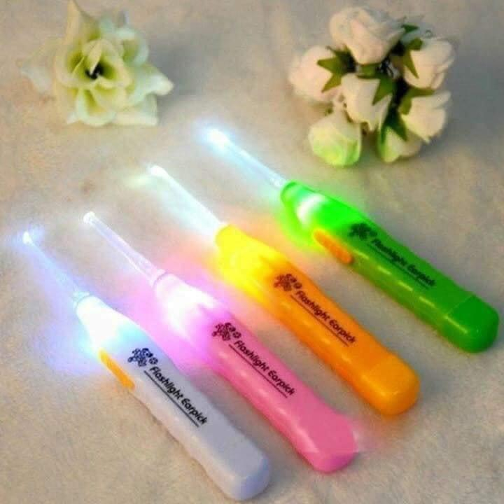 Bộ Lấy Ráy Tai Phát Sáng Có Đèn  + 1 đầu gắp) 19999đ/1 hộp - gd36