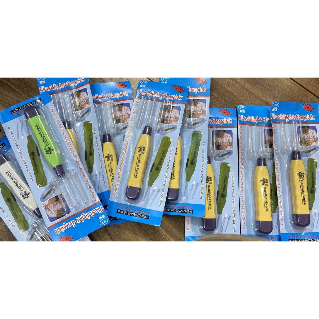 Bộ Lấy Ráy Tai Phát Sáng Có Đèn  + 1 đầu gắp) 19999đ/1 hộp - gd36