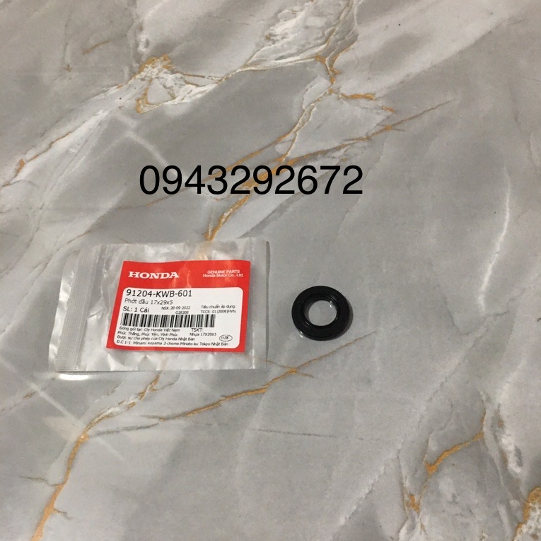 Phớt Nhông Con Wave S110 ( 17x29x5 ) Honda (91204KWB601)