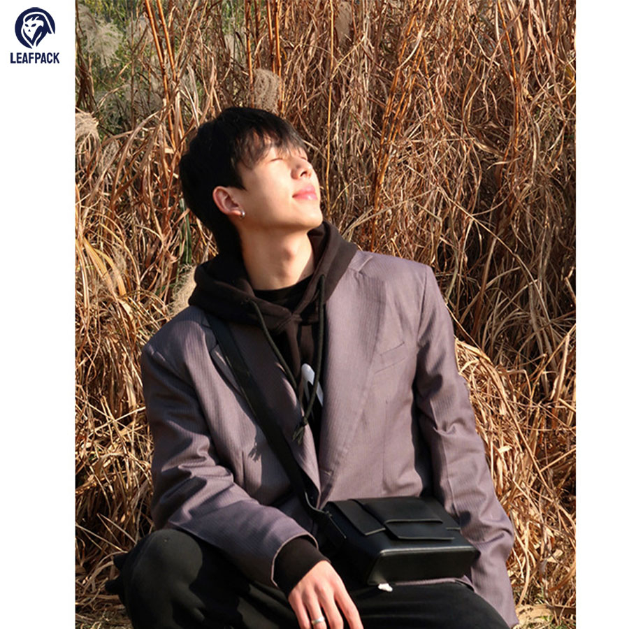 Túi Đeo Chéo Unisex - LP028 Da PU Dày Dặn Chống Nước Form Messenger Nắp Gài Tinh Tế Thời Trang Mẫu Hot Trend 2023