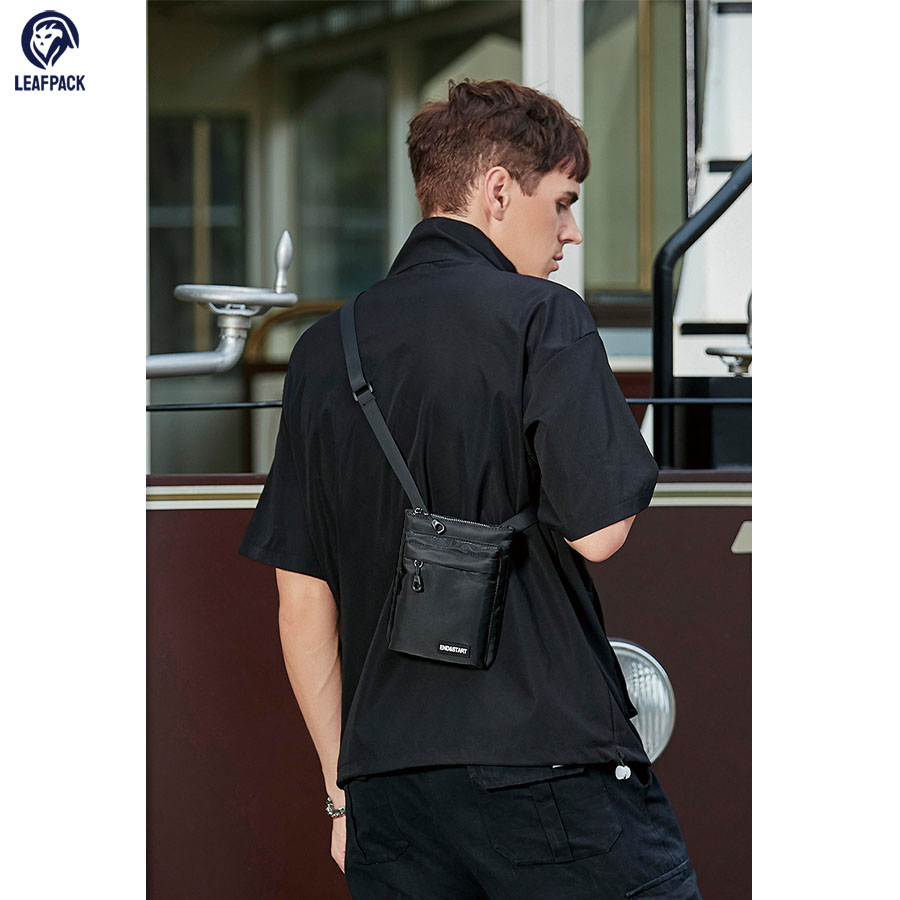 Túi Đeo Chéo Nam Nữ Mini - LP033 Chất Vải oxford Dày Dặn Chống Nước Thiết Kế Dạng Hình Chữ Nhật Trẻ Trung Phong Cách