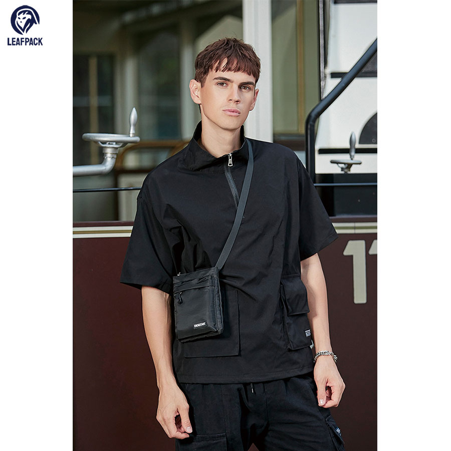 Túi Đeo Chéo Nam Nữ Mini - LP033 Chất Vải oxford Dày Dặn Chống Nước Thiết Kế Dạng Hình Chữ Nhật Trẻ Trung Phong Cách