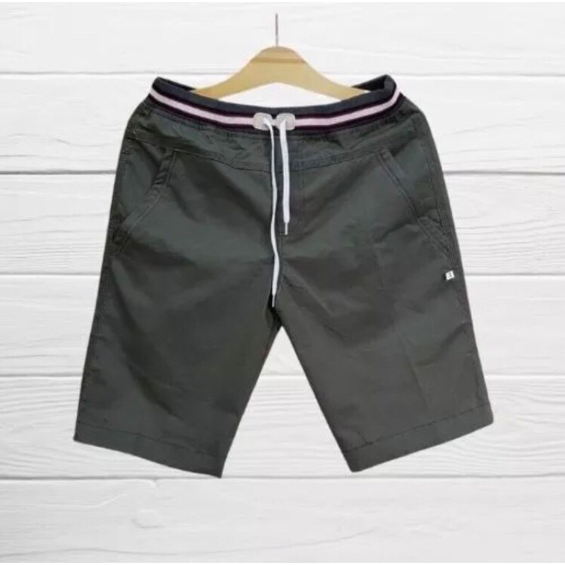 Quần short nam kaki lưng thun LD12