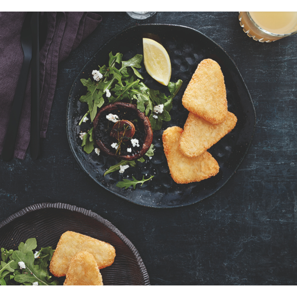 Khoai Tây Bánh Hashbrown Tam Giác chất lượng cao 2.267kg  McCain ăn giòn rụm McCain Ăn vặt số 1