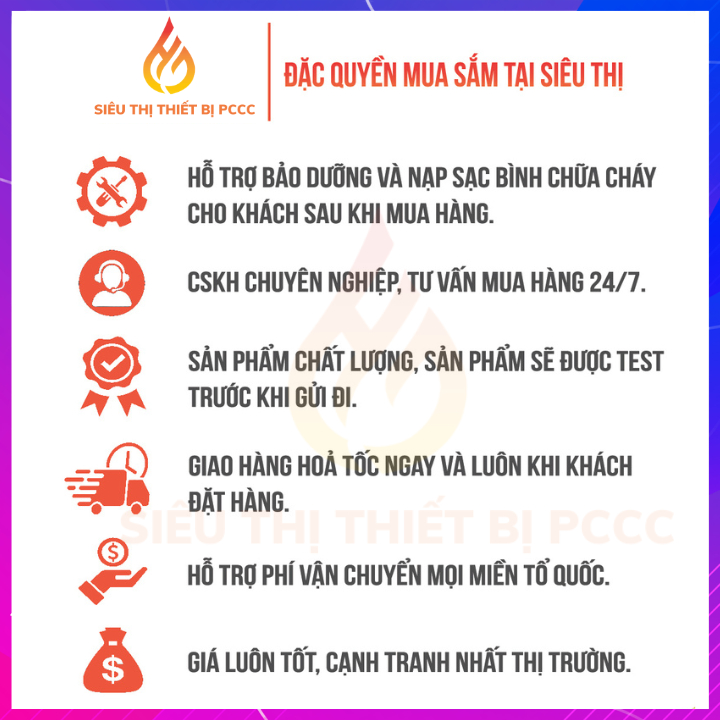 Vòi phun bình bột 4kg MFZL4 và 8kg MFZL8 đạt tiêu chuẩn PCCC, giá rẻ, chất lượng - Siêu thị thiết bị PCCC