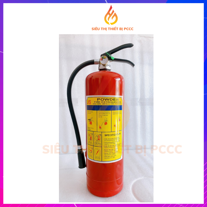 Vòi phun bình bột 4kg MFZL4 và 8kg MFZL8 đạt tiêu chuẩn PCCC, giá rẻ, chất lượng - Siêu thị thiết bị PCCC