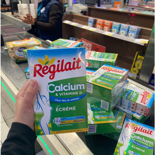 Combo sữa CANXI REGILAIT và  bột Cacao NESQUICK - Pháp