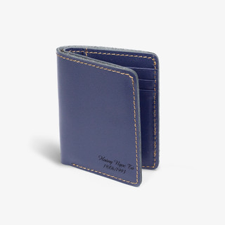 Ví mini khắc tên da bò V115 - Bụi leather