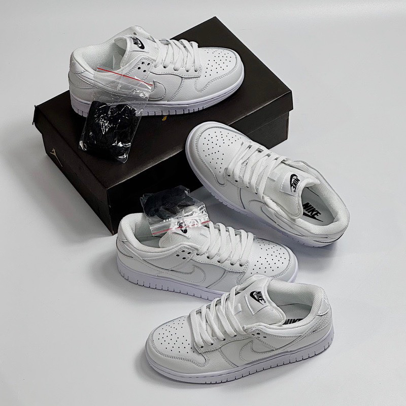 HÀNG SẴN_Giày Sneaker SB Full White  GIÀY SB DUNK TRẮNG FULL NAM NỮ CAO CẤP ẢNH THẬT TỰ CHỤP