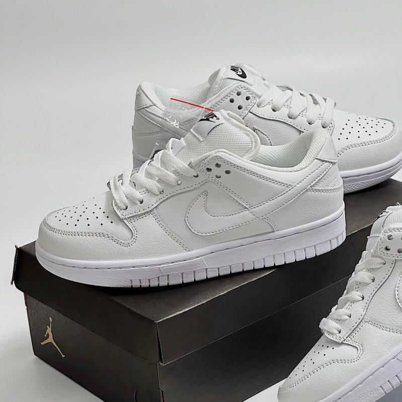 HÀNG SẴN_Giày Sneaker SB Full White  GIÀY SB DUNK TRẮNG FULL NAM NỮ CAO CẤP ẢNH THẬT TỰ CHỤP