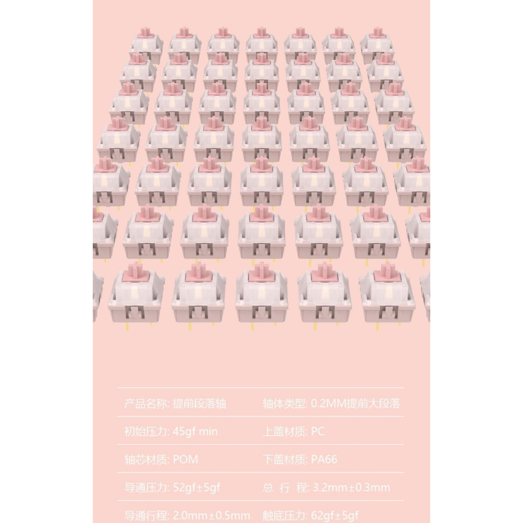 Hộp 70 Switch KiKiMeow - Linear / Taticle Thay thế cho phím cơ