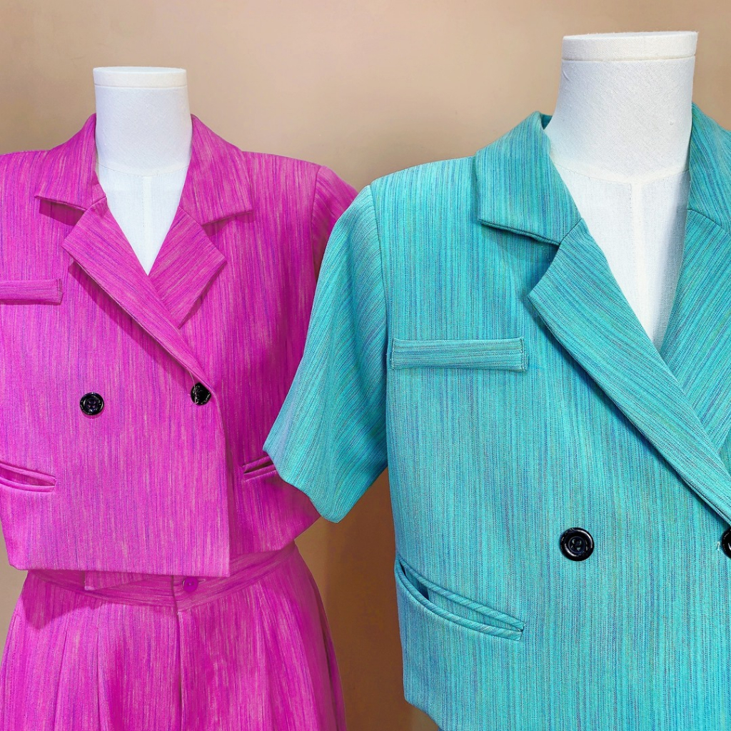 Set vest nữ áo tay lửng kèm quần suông dài 3 màu trendy MIMIX DL0240
