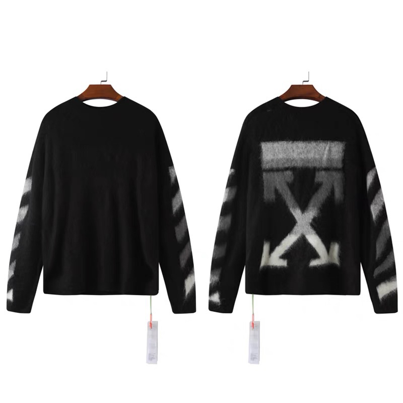 ÁO LEN LÔNG OFF-WHITE UNISEX DÀNH CHO CẢ NAM VÀ NỮ SIÊU ẤM ÁP