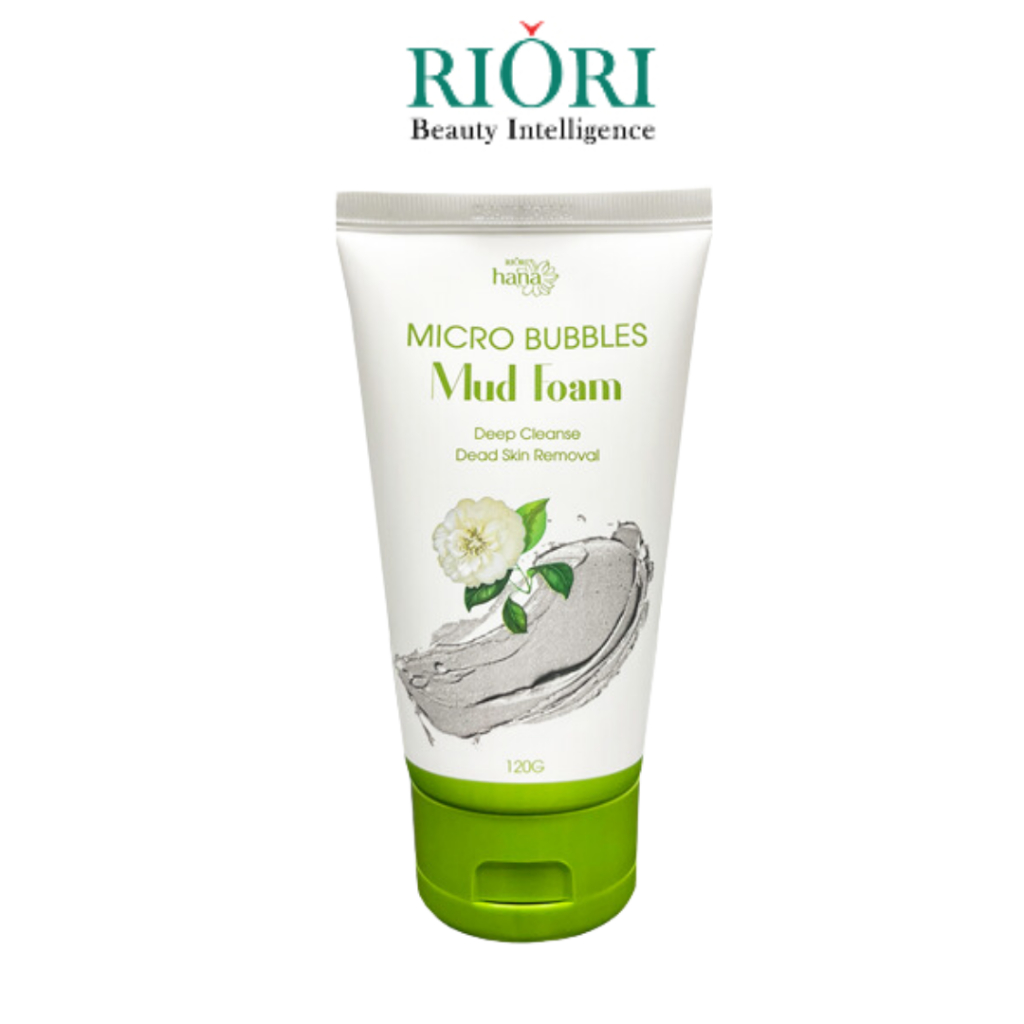 Sữa Rửa Mặt Bùn Khoáng RIORI HANA Micro Bubbles Foam 120g