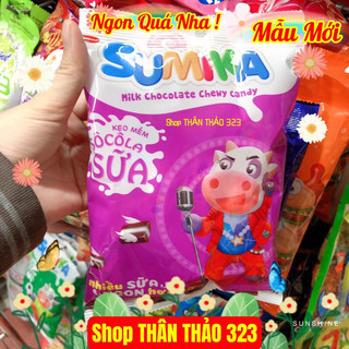 Kẹo Sữa Mềm SUMIKA BIBICA Sữa , Dâu , Sôcôla