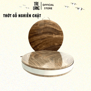 Thớt gỗ nghiến cao cấp chuyên chặt , thái Độ dày 4cm Tre Làng