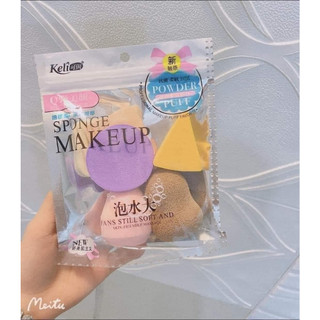 Set 6 Bông Mút trang điểm