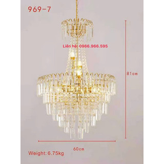 Bộ Đèn Chùm 2 tầng trang trí sinh nhật, tiệc cưới, Decor
