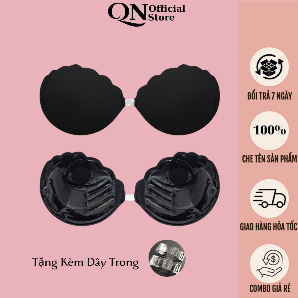 Áo Dán Ngực Nâng Ngực Tạo Khe Ngực Mút Dày 3 Tặng Kèm Dây trong CLOVER - P45X
