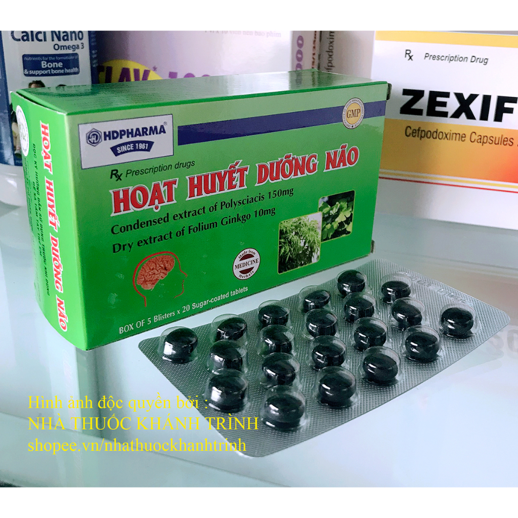 Viên uống Hoạt Huyết Dưỡng Não Hải Dương