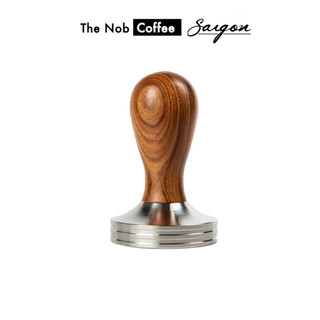 Tamper nén cà phê espresso inox cán gỗ cỡ 51, 53, 58 và 58.5mm