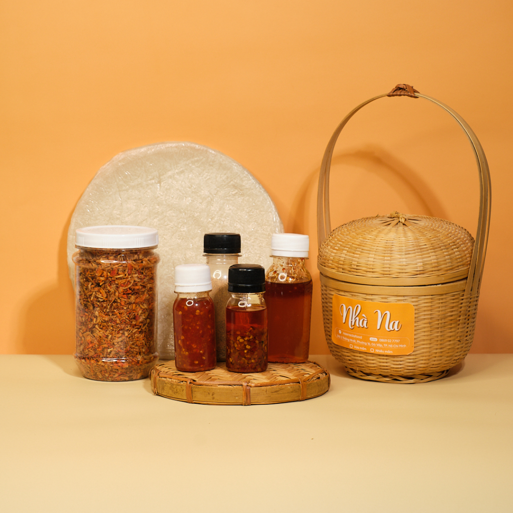 SỐT CHẤM CÙNG BÁNH TRÁNG PHƠI SƯƠNG