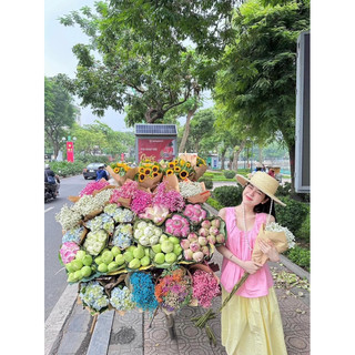 SET ÁO DOLL HỒNG 2S + CHÂN VÁY XOÈ