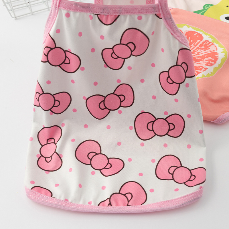 Áo dây trái cây xinh xắn mát mẻ dành cho thú cưng- thời trang chó mèo mùa hè Cute pet clothing Kypet