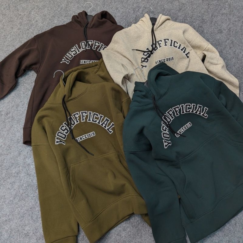 Áo Hoodie Yosi.club Oversize Basic Logo Since 2019