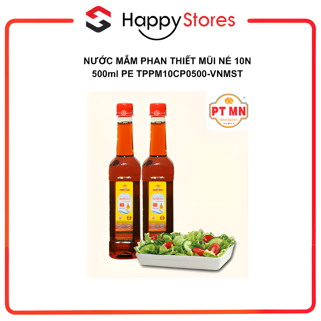 Nước mắm Phan Thiết Mũi Né 10N 500ml PE TPPM10CP0500-VNMST