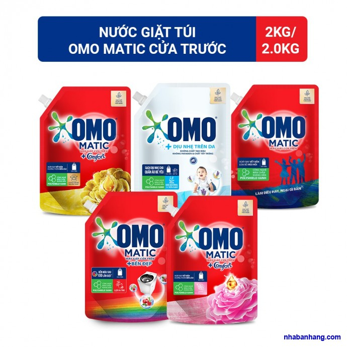 Nước Giặt Omo Matic - Comfort Omo Matic 2kg - 3,9kg
