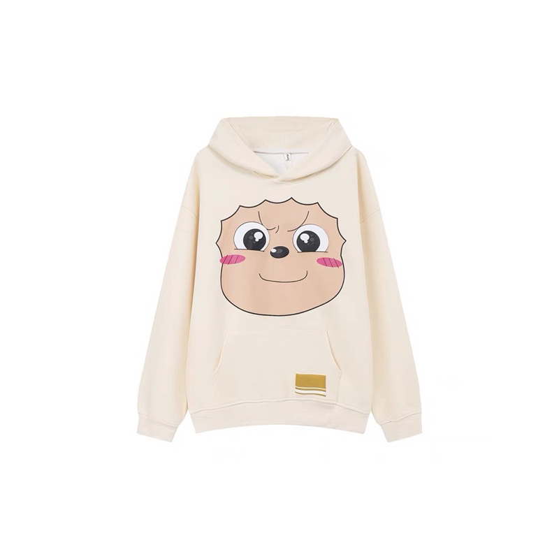 Hàng Cao Cấp - Áo Hoodie Cừu Vui Vẻ và Sói Xám, Áo Hoodie Dáng Rộng Thiết Kế Hoạt Hình Dễ Thương