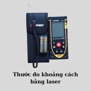 Máy đo khoảng cách laser SNDWAY hàng chính hãng; Phạm vi đo khoảng cách tối đa 50M