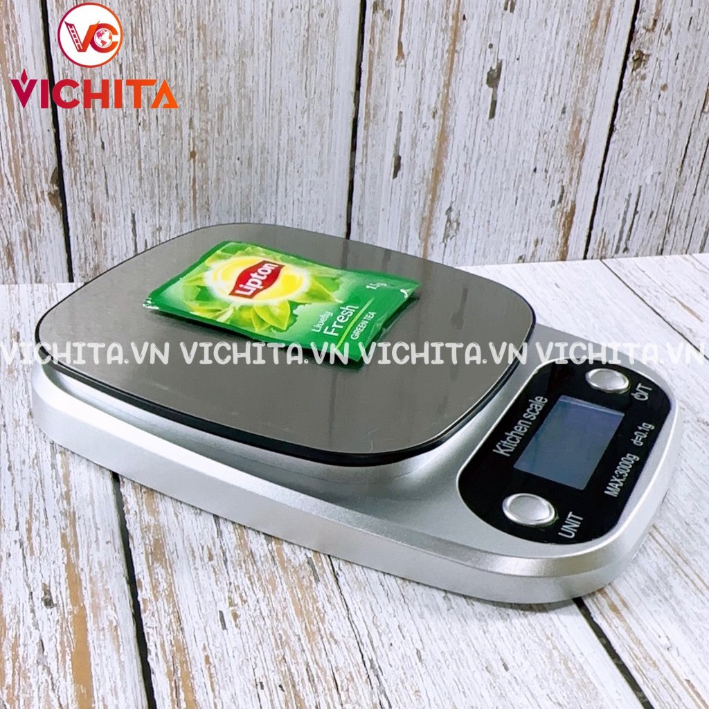Cân Điện Tử 3Kg /0.1g - 5Kg /0.1g Cân Thực Phẩm Nhà Bếp Mini Electronic Kitchen Scale Tặng Kèm Pin AAA