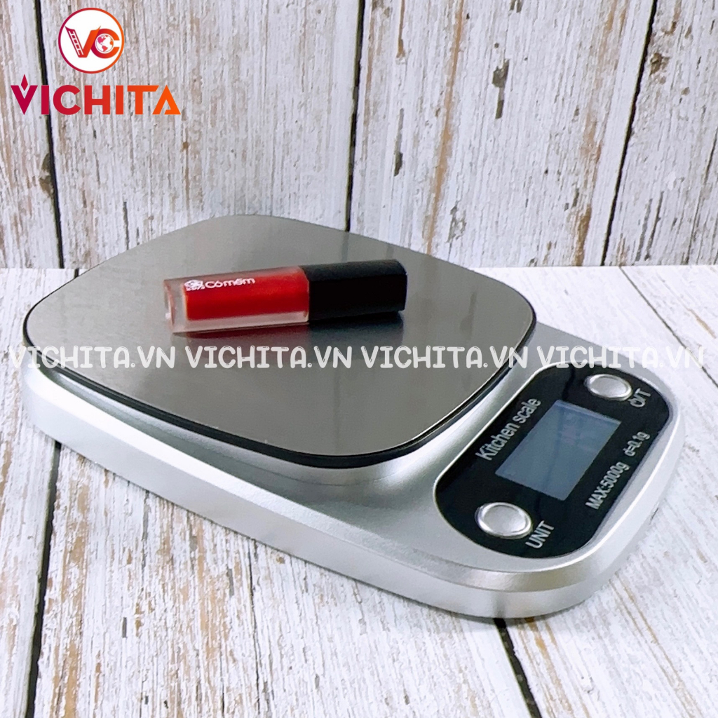 Cân Điện Tử 3Kg /0.1g - 5Kg /0.1g Cân Thực Phẩm Nhà Bếp Mini Electronic Kitchen Scale Tặng Kèm Pin AAA