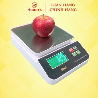 Cân Điện Tử Nhà Bếp Chống Nước QUA Từ 1g-5kg, Cân Thực Phẩm Có Độ Chính Xác Cao