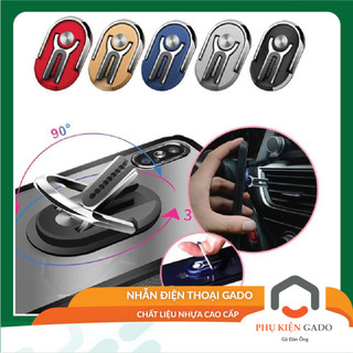 Iring nhẫn điện thoại GADO móc điện thoại Hicuckoo chống rơi điện thoại cho ô tô xoay 360 độ
