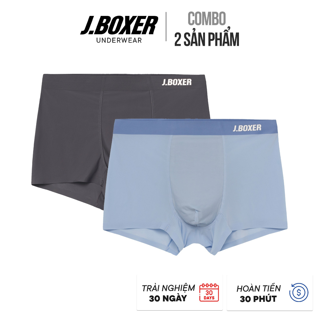 Combo 2 quần boxer nam sịp đùi PROFIT trunk thun lạnh cao cấp co giãn thoáng khí công nghệ nano kháng khuẩn