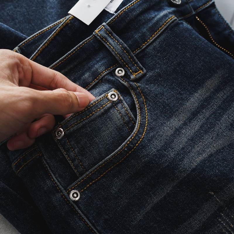 Quần jean nam size đại đến 120kg slimfit co giãn xuất khẩu