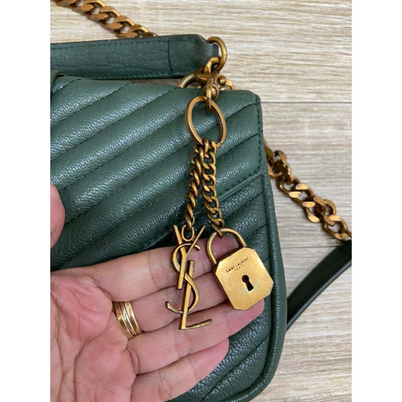 Túi si da thật hiệu Y.S.L College