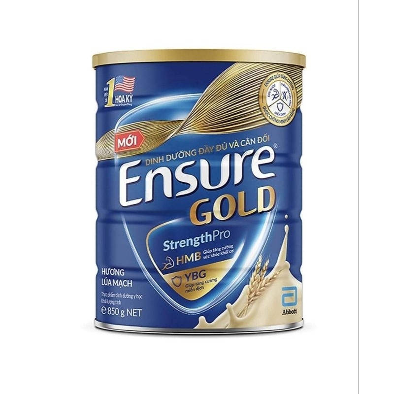 SỮA ENSURE GOLD 850G MẪU MỚI DATE 2025