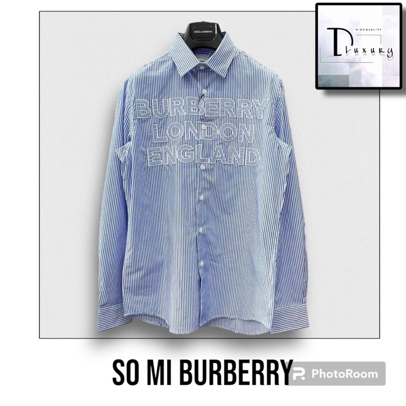 - Sơ Mi Bbr Sọc Xanh - Shirt BBR Thời Trang Mới - Hàng Cao Cấp Chất Lượng Cao Cấp
