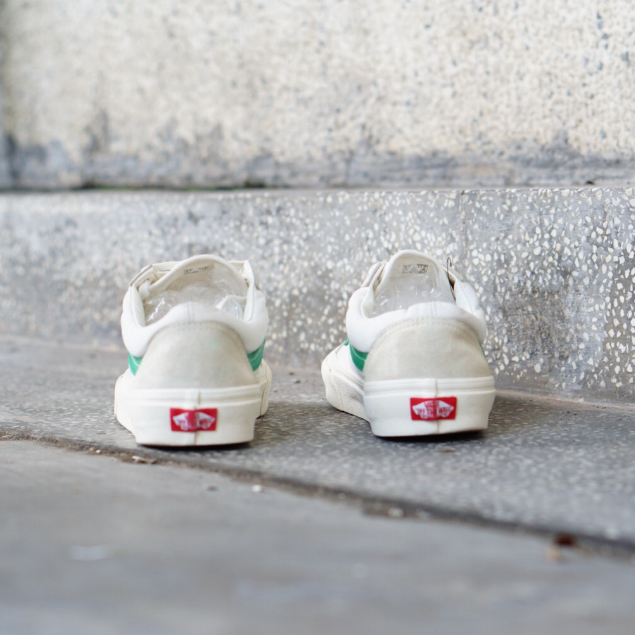 Giày Thể Thao VANS STYLE 36 WHITE / GREEN CŨ CHÍNH HÃNG