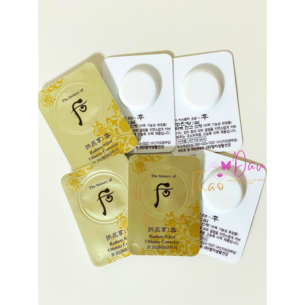 CAO NÁM WHOO Radiant White Ultimate Corrector 1ml