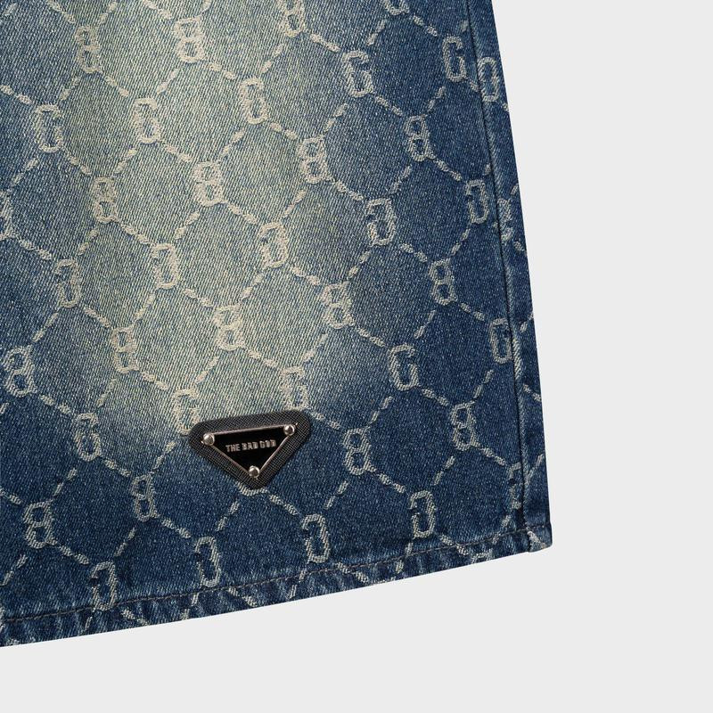 Bộ quần áo denim The Bad God Áo Sơ Mi Ethan và Quần short  Ethan