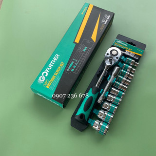 Bộ khẩu vặn ốc, bộ khẩu 1/2, bộ khẩu 12 chi tiết