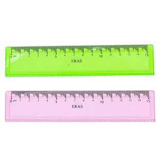 Thước Kẻ Màu 15cm  Eras E906