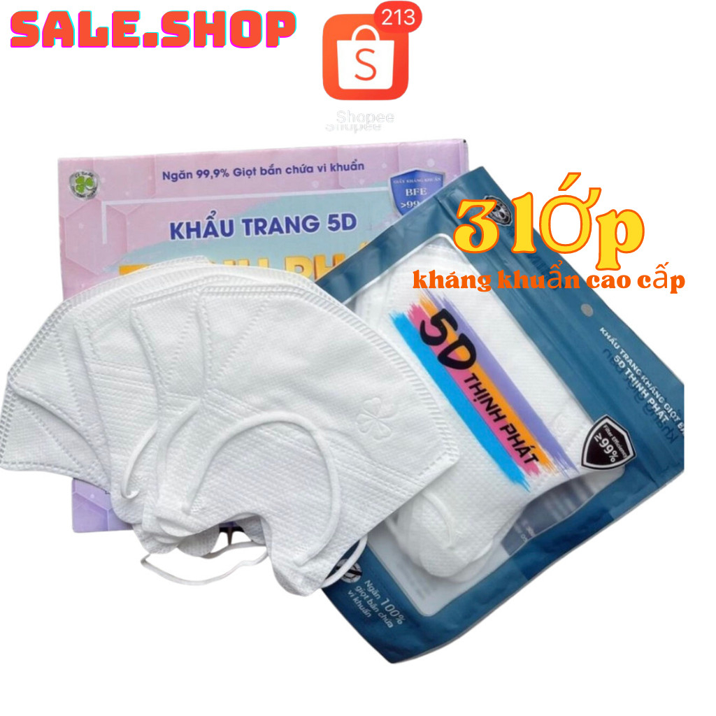 - Thùng 100 Chiếc Khẩu Trang 5D VINAMAX 3 Lớp Kháng Khuẩn