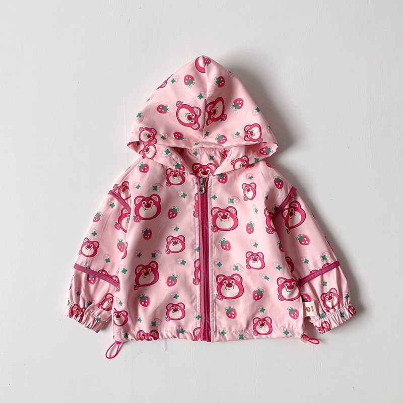 ÁO KHOÁC GIÓ CHO BÉ GÁI SIZE 8-28KG